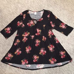 Terra&Sky| Floral Tunic (Plus Size)
